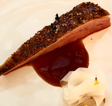 Eleven Madison Park signature dishes Foie Gras
Black Truffle
Smoked Sturgeon